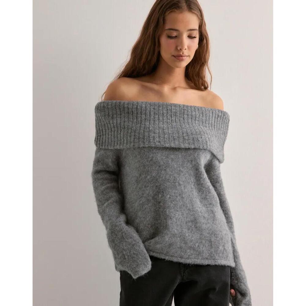 Pieces PCPAM LS OFF SHOULDER‎ KNIT BC  - XL